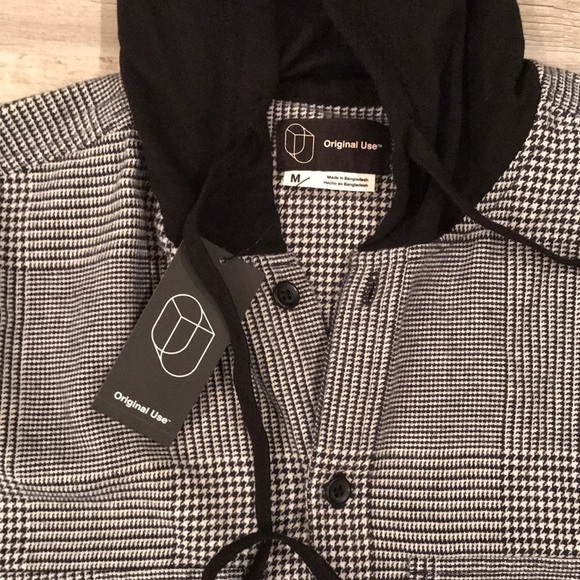 Original use men’s shacket with hood new - Picture 2 of 4